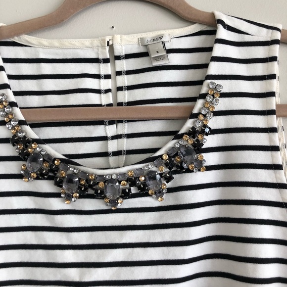 J. Crew jeweled shell tank - Picture 3 of 3